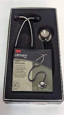 Buy 3M Littmann Classic II S.W SW Stethoscope 2201 Black 28  Inch 71 CM NOS • 58.07$