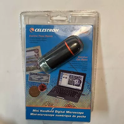 Buy Celestron Mini Handheld Digital Microscope Model 44301 BRAND NEW SEALED PKG • 9.99$
