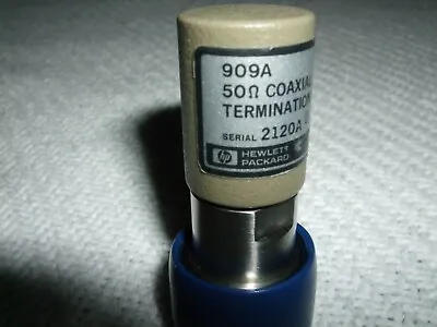 Buy NEW HEWLETT PACKARD HP PRECISION 909A TYPE N MALE DC-18 GHz 50 OHM TERMINATION • 265$