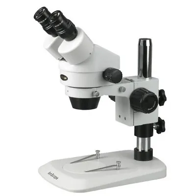 Buy AmScope SM-1BNY 7X-90X Stereo Zoom Inspection Industrial Microscope • 394.99$