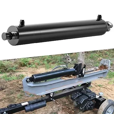 Buy 25 Ton Hydraulic Log Splitter Cylinder Double Acting 4 Bore X 24  Stroke 3500psi • 349.91$