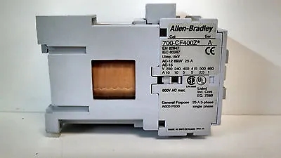 Buy Guaranteed! Allen-bradley Motor Starter/contactor 700-cf400z* 700-cf400za Ser. A • 49.95$