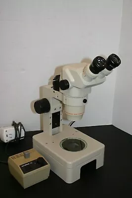 Buy Olympus SZ-6045 Stereozoom Microscope 10-63X Dual Olympus Diascopic Stand Nice • 639$
