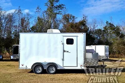 Buy New 2024 7 X 14 7x14 Enclosed Cargo Mobile Pet Spa Animal Dog Grooming Trailer • 23,295$