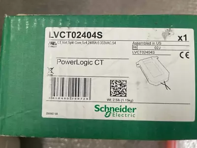 Buy Schneider Electric PowerLogic CT LVCT02404S CT, Volt, Split Core, Sz4, 2400A • 444.53$