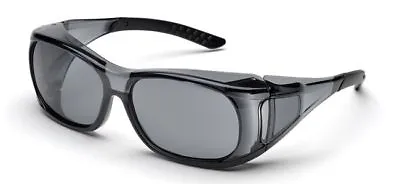 Buy Delta Plus OVR-Spec II Safety Glasses Smoke Frame Gray Lens ANSI Z87 • 10.19$