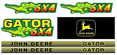 Buy John Deere Gator 6x4 - Set Decal - Graphics Kit  • 130$