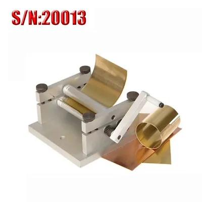 Buy Manual Plate Rolling Machine Soft Metal/Tube Sheet Bending Machine S/N: 20013 MY • 52.09$