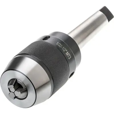 Buy Grizzly H8261 1/32 -1/2  X MT #3 Keyless Drill Chuck With Integral Shank • 129.95$