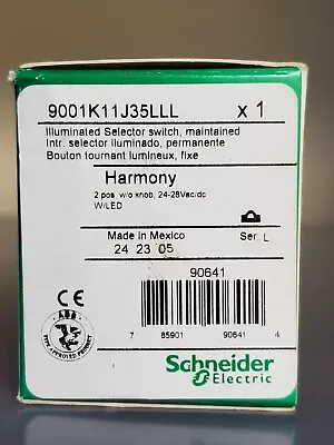 Buy Schneider  Electric Harmony 9001K11J35LLL Illuminated Selector Switch  • 99$