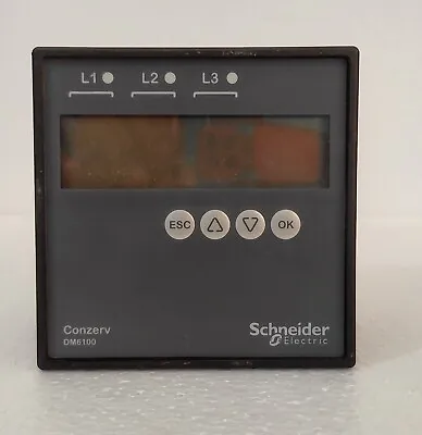 Buy Schneider Electric Conzerv DM6100 Digital Power Meter • 125$