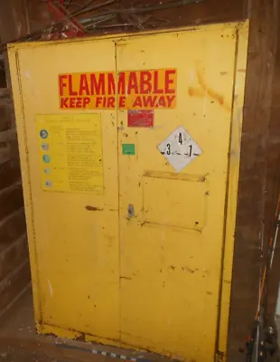 Buy 1945 Eagle Fm Spray Paint Booth Flammable Safety Liquid Metal Storage Cabinet • 800$