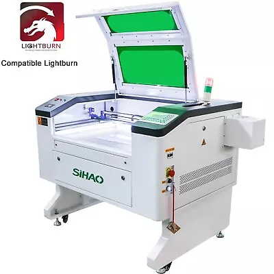 Buy SIHAO 100W CO2 Glass Laser Engraver Cutter Cutting Engraving Machine Faster • 1,325$