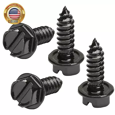 Buy License Plate Screws With Rustproof Finish - License Plate Screw Kit For Front & • 14.30$