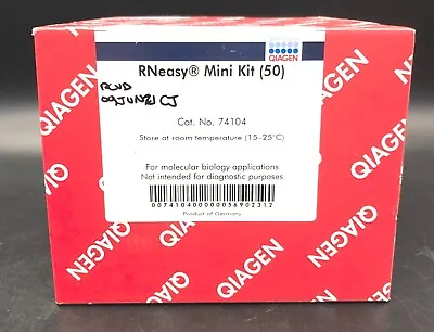Buy QIAGEN 74104 RNeasy Mini Kit (Qty=50) • 309$