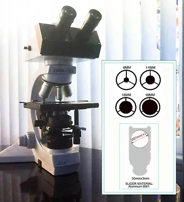 Buy Darkfield Set - Leica Microscope Compatible W/Aluminum 6061 Slider • 24.20$