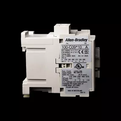 Buy Allen Bradley 100-C09D10 120V 25A Amp 5HP AC Contactor 3-phase 3-Pole New • 90$
