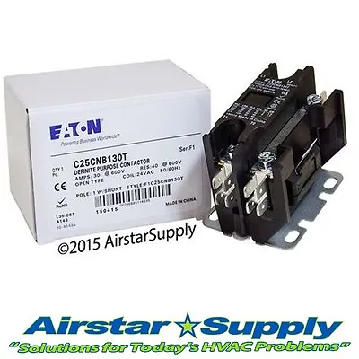 Buy Replacement For Furnas 45EG10AJA Contactor - 30 Amp • 1 Pole & Shunt • 24V Coil • 25.50$