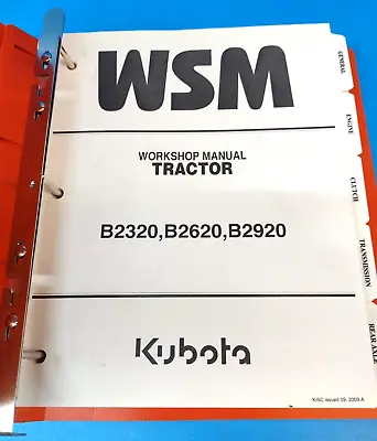 Buy Kubota B2320 B2620 B2920 Tractor Workshop Service Repair & Flat Rate Manual • 75.98$