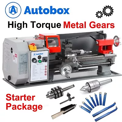 Buy Autobox 7 X14  Metal Gear Mini Lathe Innovative High Torque + Start Package • 549$
