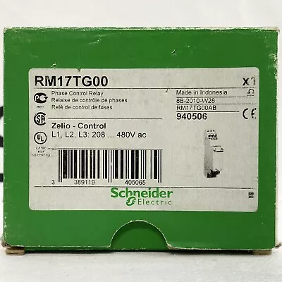 Buy Schneider Electric RM17TG00 Phase Control Relay 480V • 71.99$