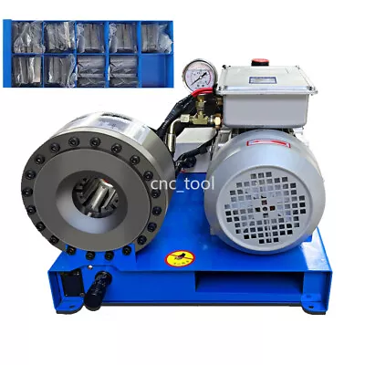 Buy 2.2KW Electric Hydraulic Hose Crimping Machine Hose Pipe Crimper With 9 Set Dies • 1,314.12$