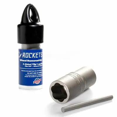 Buy ROCKETSOCKET - Lug Nut & Wheel Bolt Extraction Socket - 2-sided, 1/2  Drive • 36.50$