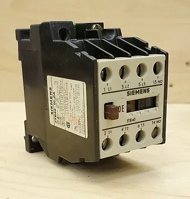Buy Siemens 600VAC Contactor 3TB40 10-0A. Used, Tested Good  • 15.50$
