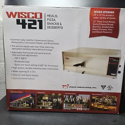 Buy Wisco 421 Pizza Oven With LED Display • 150$