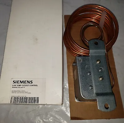 Buy Siemens 134-1511 Low Temp Cutout Control, Range 35 / 45 F. ET 134 Thermostat • 79.85$