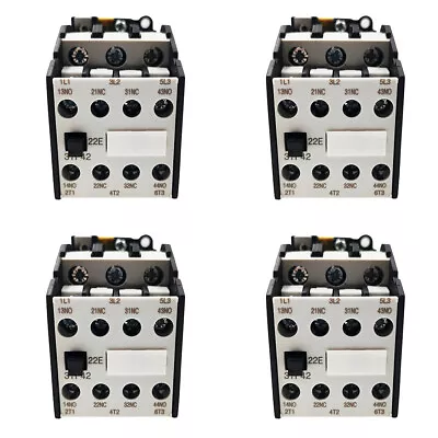 Buy 4PCS 3TF42 Contactor 120V Coil 16A Replace Siemens Contactor 3TF4222-0AK6 AC 3P • 171.95$
