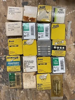 Buy Buss Fuse Assorted Lot Of 80 Mini Fuses Huge Lot! Fusetron Element • 40$