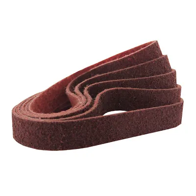 Buy 1-1/2  X 30  Inch Surface Conditioning Pipe Sanding Belts Red (Medium) - 5 PACK • 54.99$
