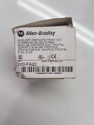 Buy Allen Bradley 100-F A22 Auxiliary Contact  • 47.50$