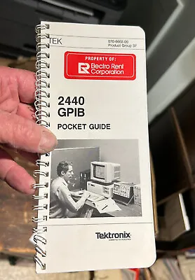 Buy Genuine Tektronix 2440 Pocket Guide Oscilloscope Tek3 • 10$