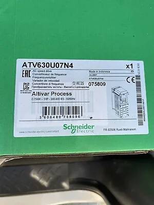Buy Schneider Electric VFD, 1hp, 460v Altivar ATV630U07N4 • 245$
