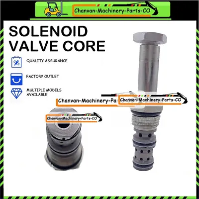 Buy Solenoid Valve Core Fit For XCMG Longgong Lingong Foton Lovol 60/80/150/210 • 57.92$