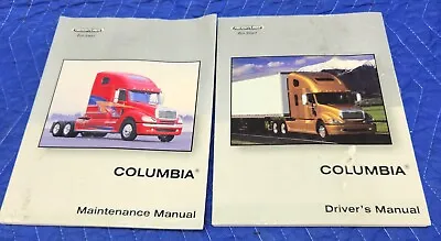 Buy Freightliner Columbia CL112 CL120 Operator Maintenance & Driver Manuals • 25$