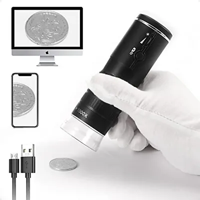 Buy 🔥Ankylin 50x-1000x Portable Handheld USB Microscope Camera, Mini Microscope🔥 • 39.95$