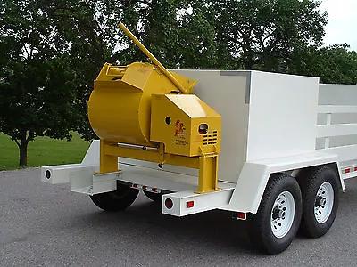 Buy NEW  9 Cubic Foot Mortar/Cement Mixer From Curb King, 5.5 Hp Honda, Gearless • 5,368$