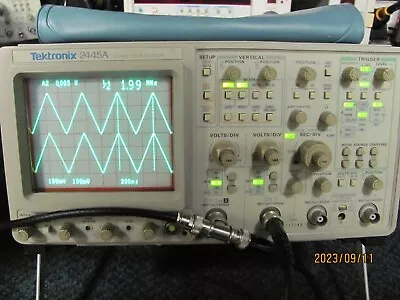 Buy Tektronix 2445A  150Mhz  4 Channel 635 Hours Perfect S#13046 • 350$