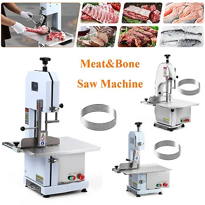 Buy 550/750/1100W Commercial Electric Meat Bone Saw Machine With 6 Saw Blade Cutting • 336.96$