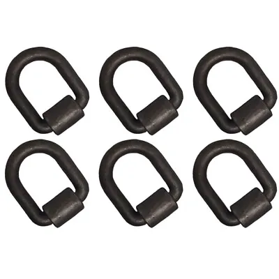 Buy (6) 1  X 3  D-Ring W/ Weld On Clip For Flatbed Truck Trailer 47,000 Lb Rated MBS • 85.99$