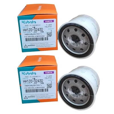 Buy Genuine OEM Kubota HH1J0-32430 (Replaces HH150-32430) Oil Filter - 2 PACK • 25.95$