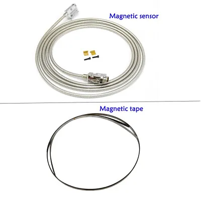 Buy Magnetic Scale Sensor 5V 0.005mm Encoder Magnet Scale Tape Lathe Wooden Stone • 145.99$