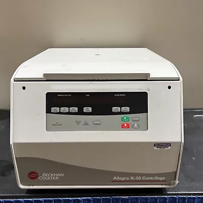 Buy Beckman Coulter Allegra X-30 Benchtop Centrifuge No Power Switch No Rotor • 799.99$