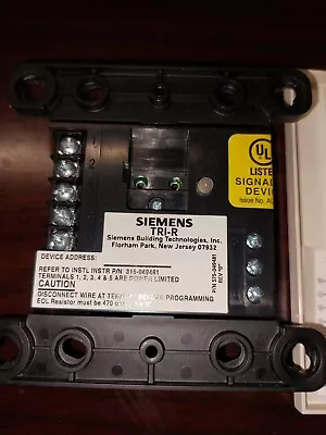 Buy 500-896224 Siemens Tri-r Intel Interface Fire Alarm & Cover Free Shipping • 300$