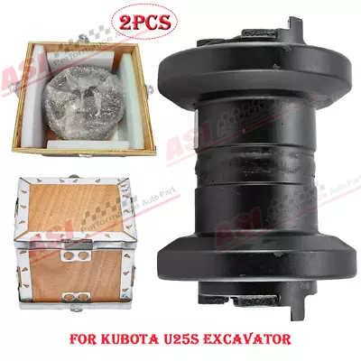 Buy 2 PCS Track Roller Bottom Roller For KUBOTA U25S Excavator Undercarriage • 278$