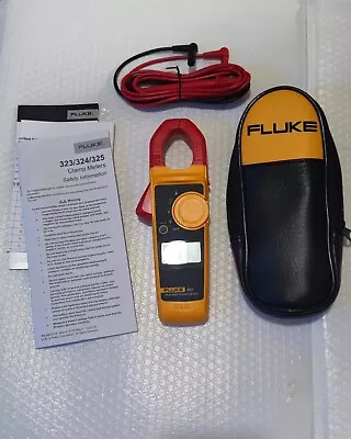 Buy Fluke 323 True-RMS Clamp Meter, LCD, 400 A, 1.1 In (28 Mm) Jaw Capacity, New • 142$