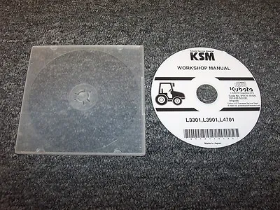 Buy Kubota L3301 L3901 L4701 Compact Tractor Workshop Shop Service Repair Manual DVD • 43.66$